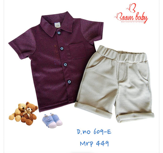 BOYS SHIRT PANT SMOTH FABRIC